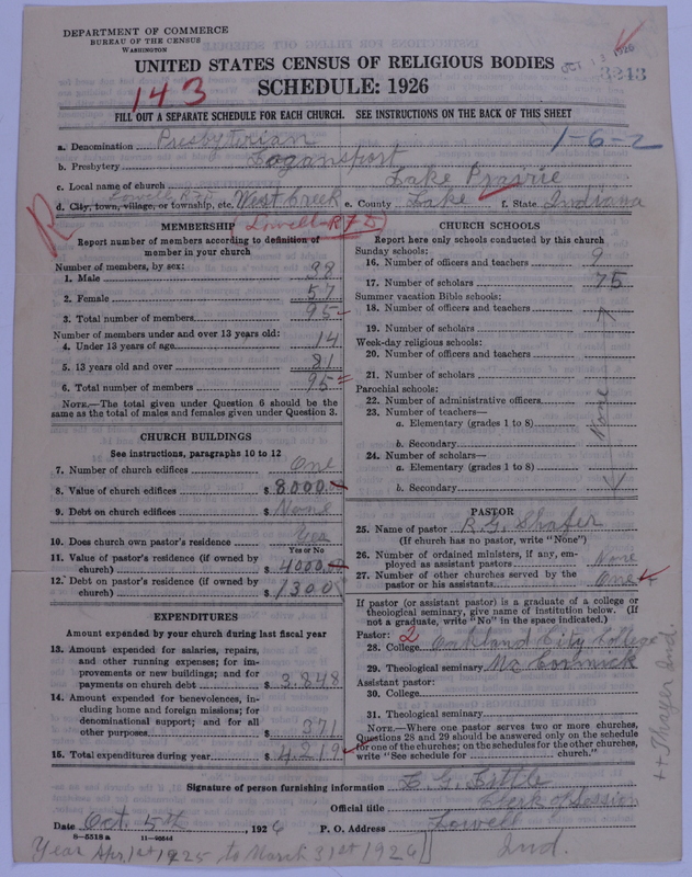 Scan of Presbyterian Church in the United States of America: 3243