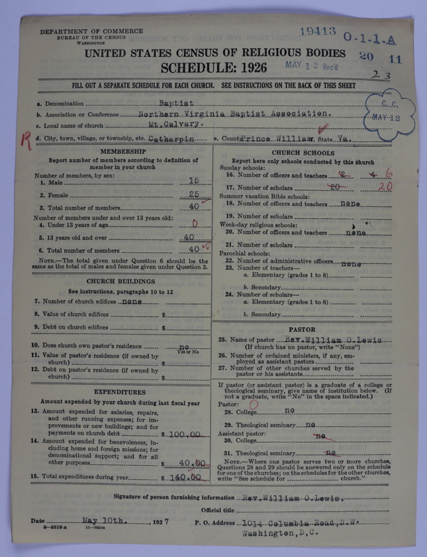 Scan of Negro Baptists: 19413