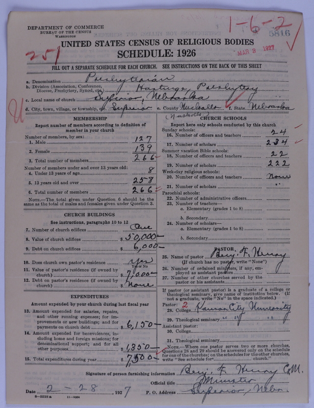 Scan of Presbyterian Church in the United States of America: 5816
