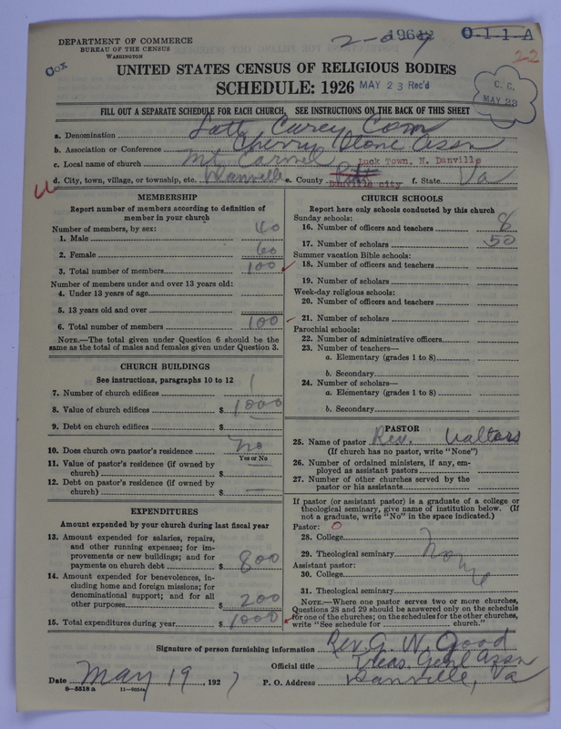 Scan of Negro Baptists: 19642