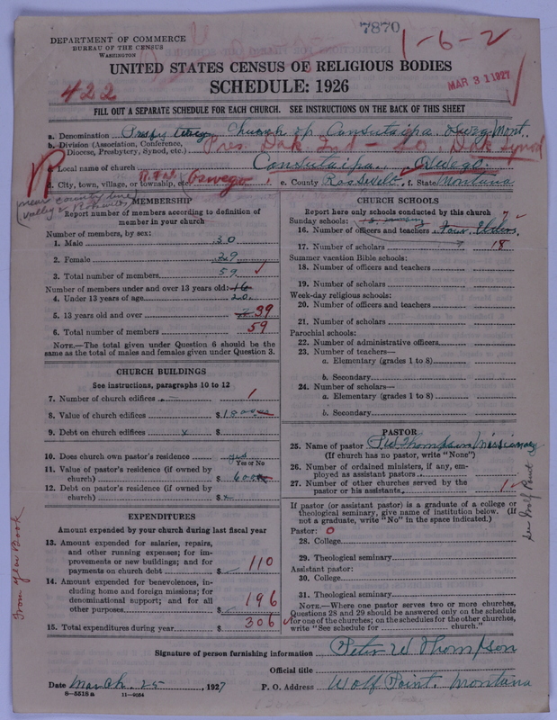 Scan of Presbyterian Church in the United States of America: 7870