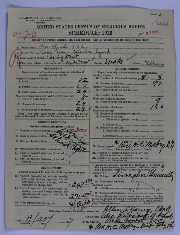 Scan of Presbyterian Church in the United States of America: 6544