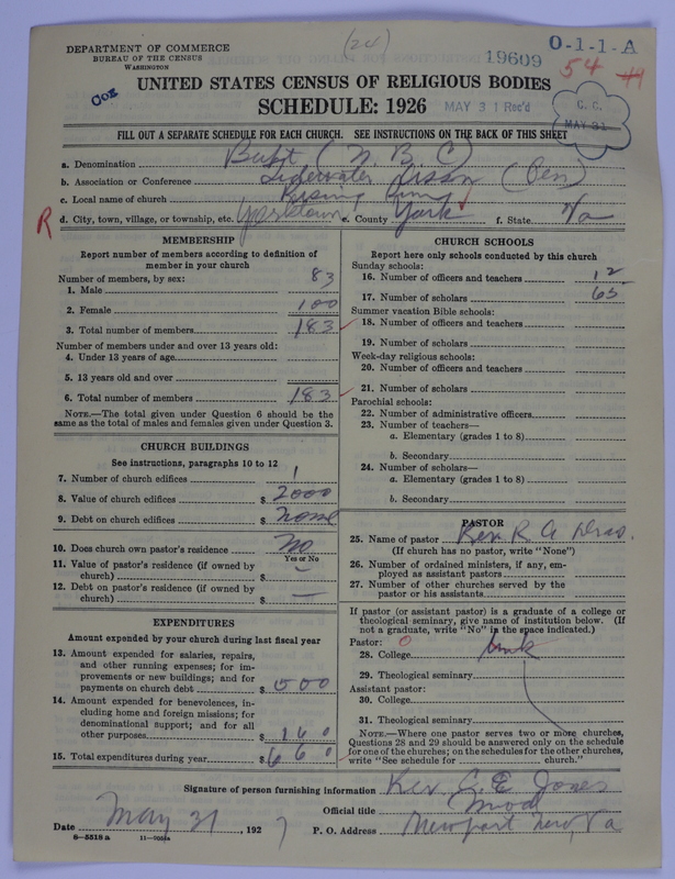 Scan of Negro Baptists: 19609