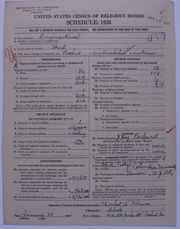 Scan of Congregational Churches: 25