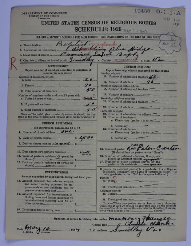 Scan of Negro Baptists: 19438