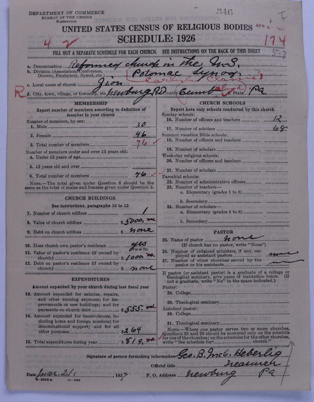 Scan of Reformed Church in the United States: 346