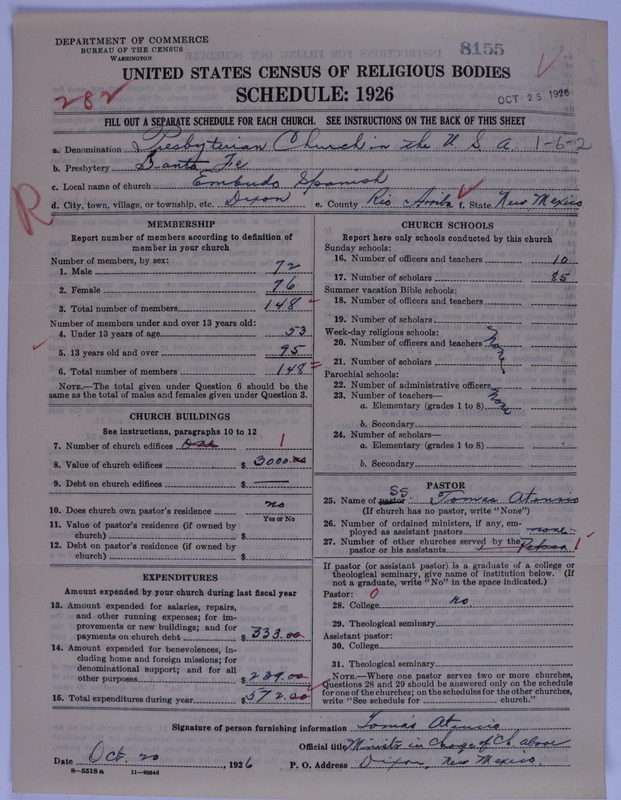 Scan of Presbyterian Church in the United States of America: 8155