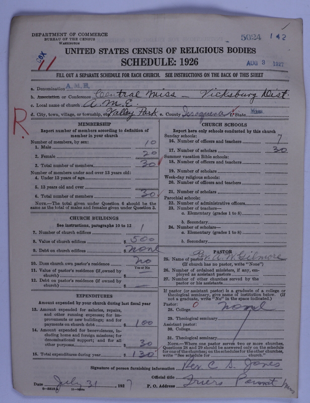 Scan of African Methodist Episcopal Church: 5024