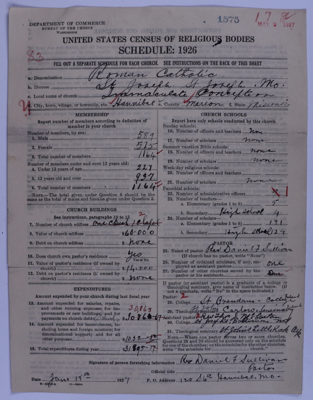 Scan of Roman Catholic Church: 1575