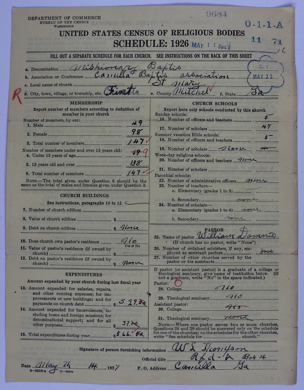 Scan of Negro Baptists: 9684
