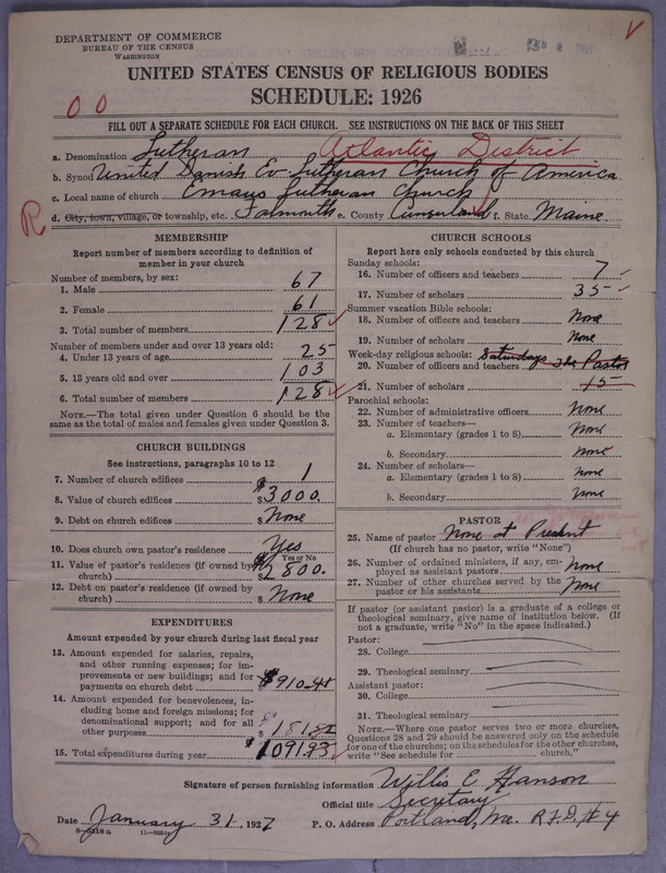 Scan of United Danish Evangelical Lutheran Church in America: 2