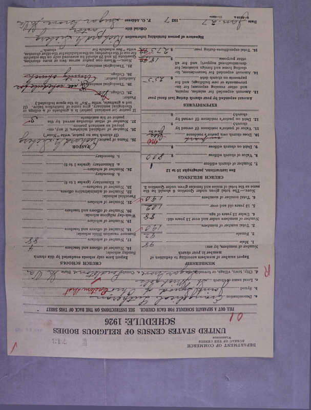Scan of Synod of the Reformed Presbyterian Church of North America: 743