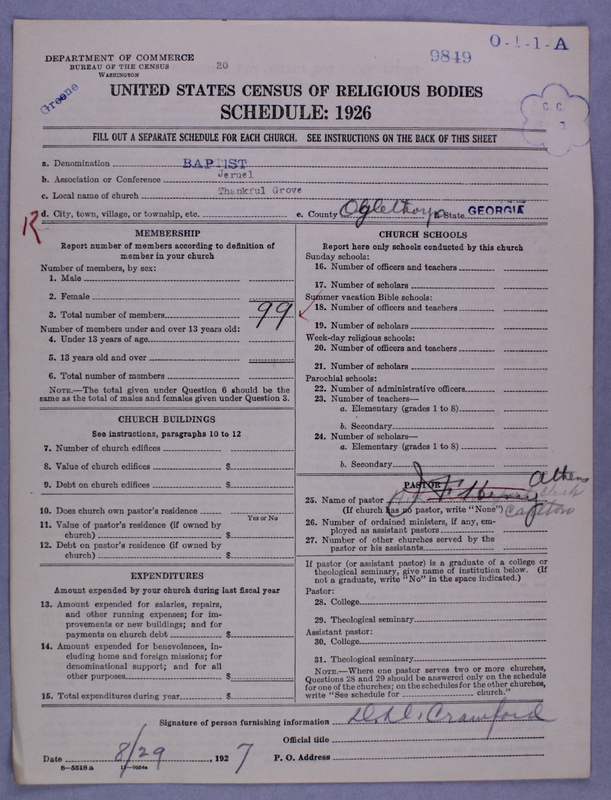 Scan of Negro Baptists: 9849
