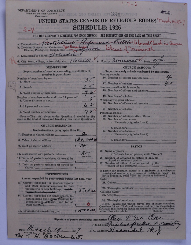Scan of Reformed Church in America: 391