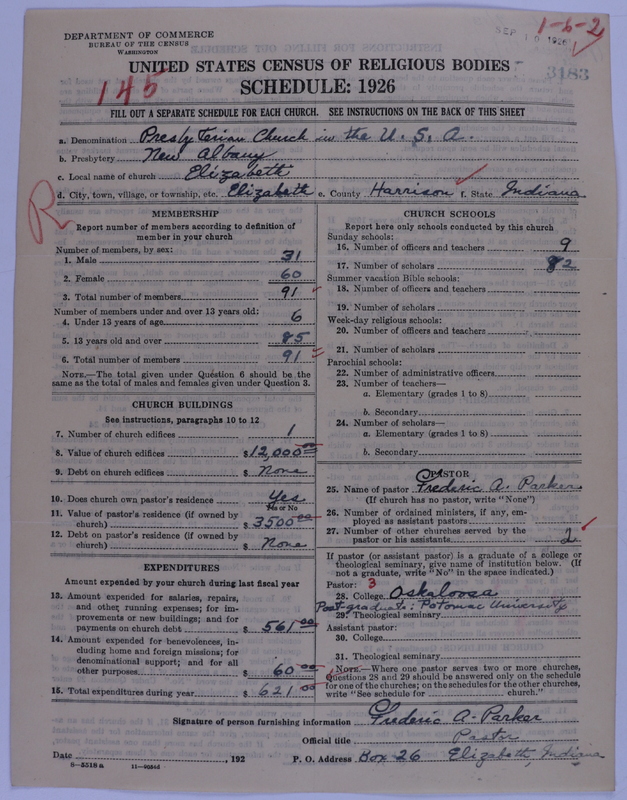 Scan of Presbyterian Church in the United States of America: 3183