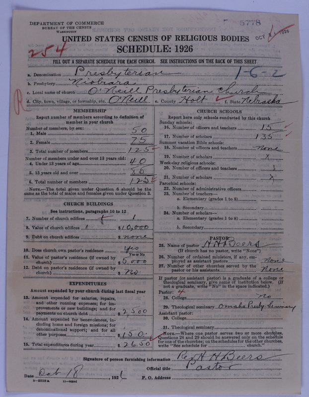 Scan of Presbyterian Church in the United States of America: 5778