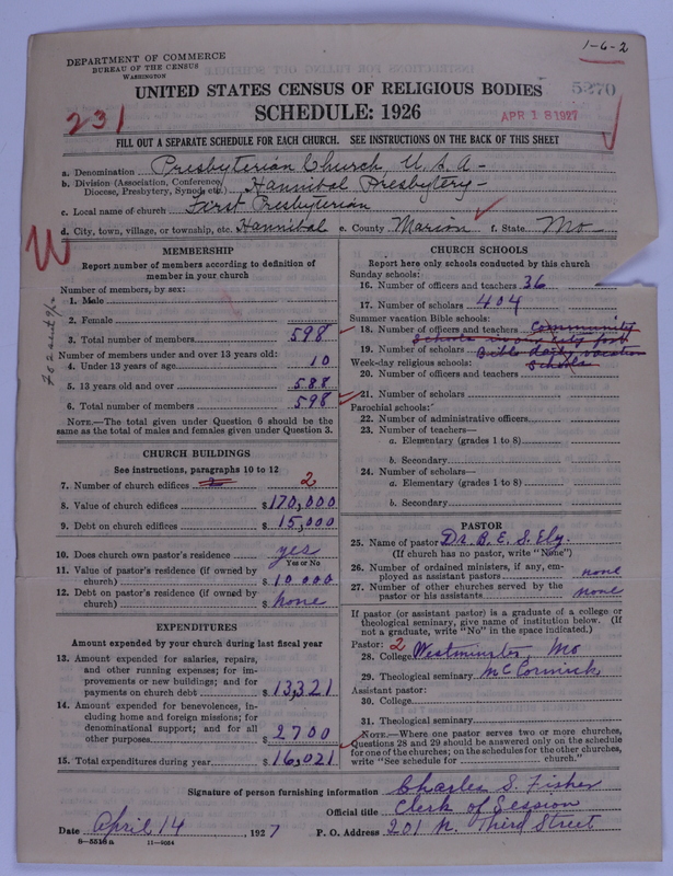 Scan of Presbyterian Church in the United States of America: 5270