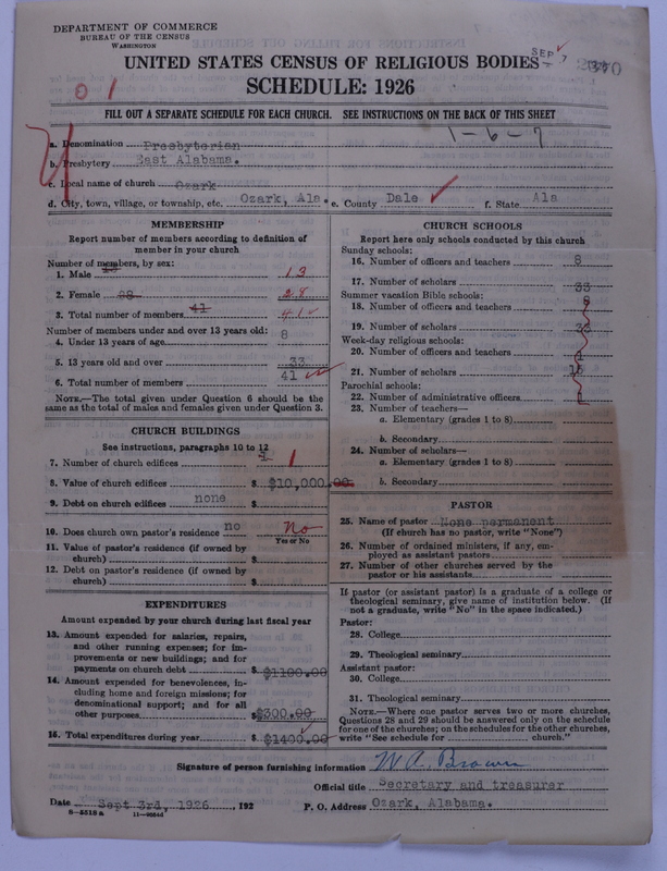 Scan of Presbyterian Church in the United States: 2370