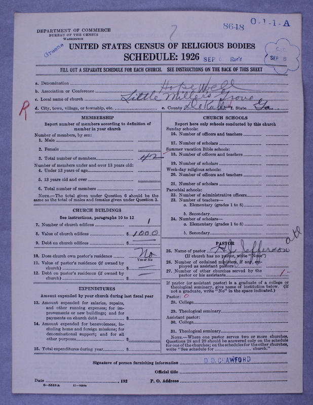 Scan of Negro Baptists: 8648