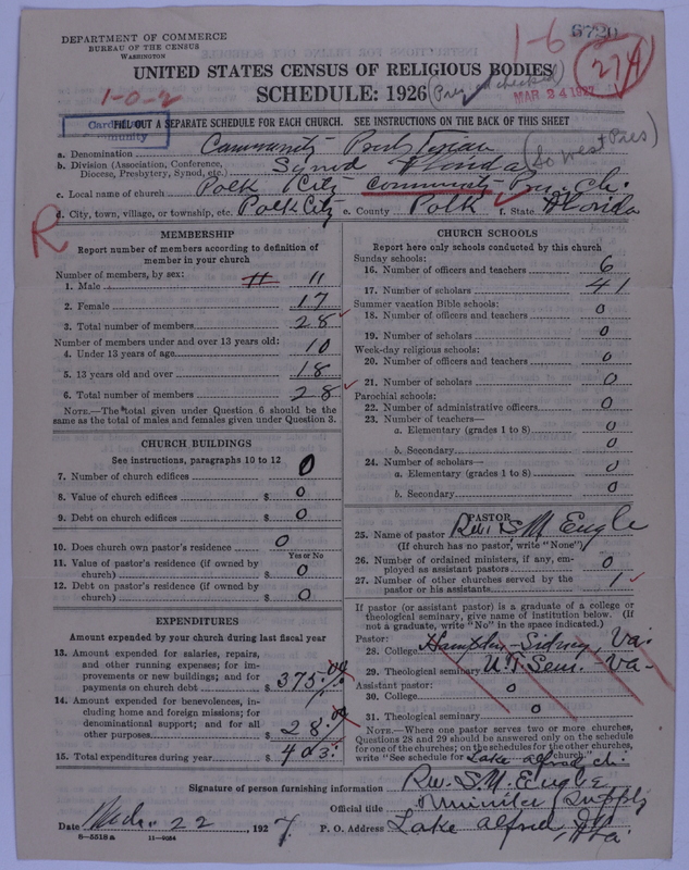 Scan of Presbyterian Church in the United States of America: 6720
