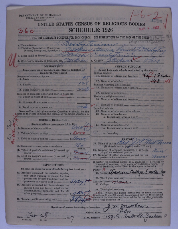 Scan of Presbyterian Church in the United States of America: 2791
