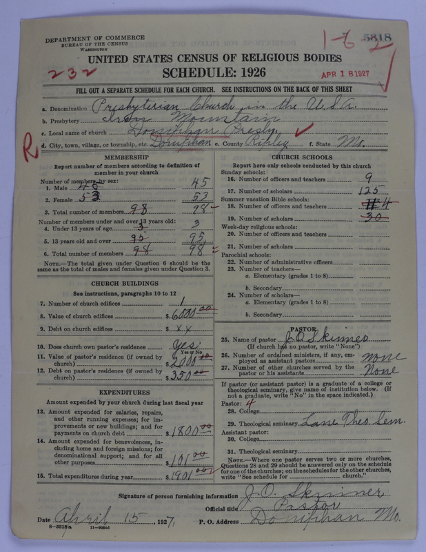 Scan of Presbyterian Church in the United States of America: 5318