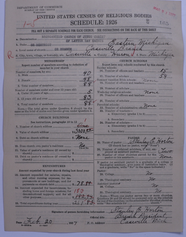 Scan of Reorganized Church of Jesus Christ of Latter Day Saints: 165