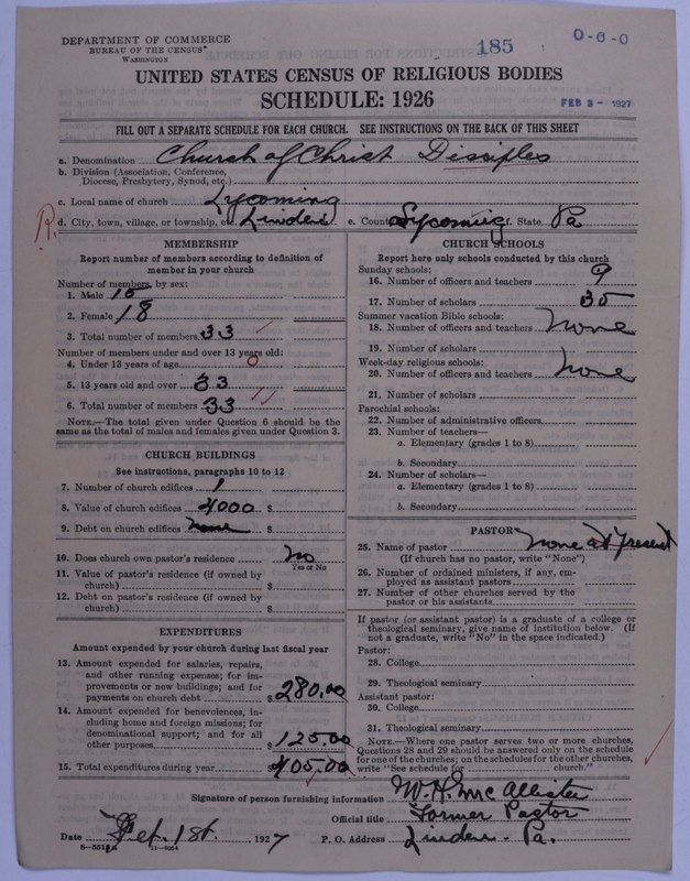 Scan of Disciples of Christ: 185