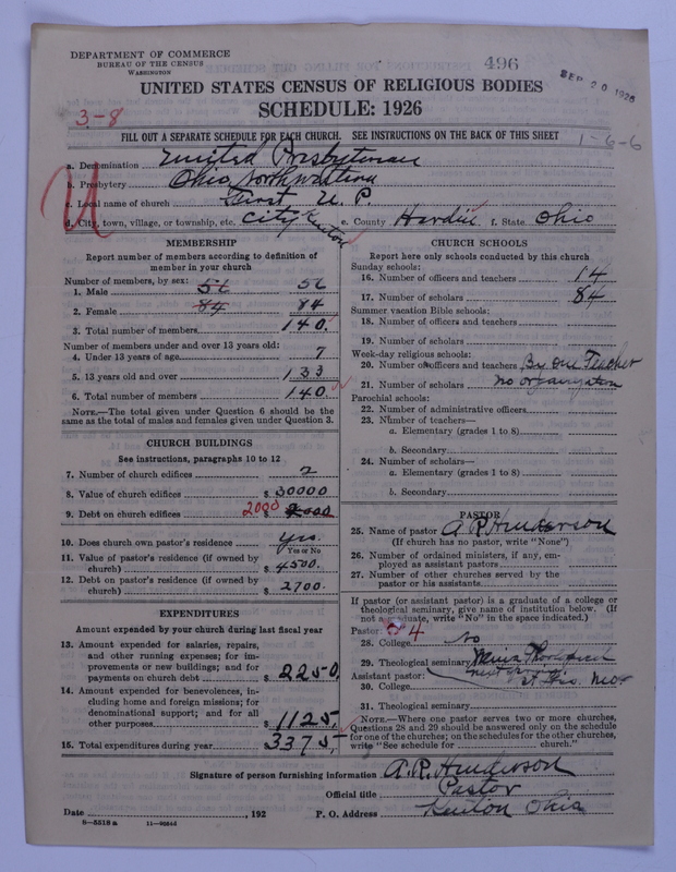 Scan of United Presbyterian Church of North America: 496