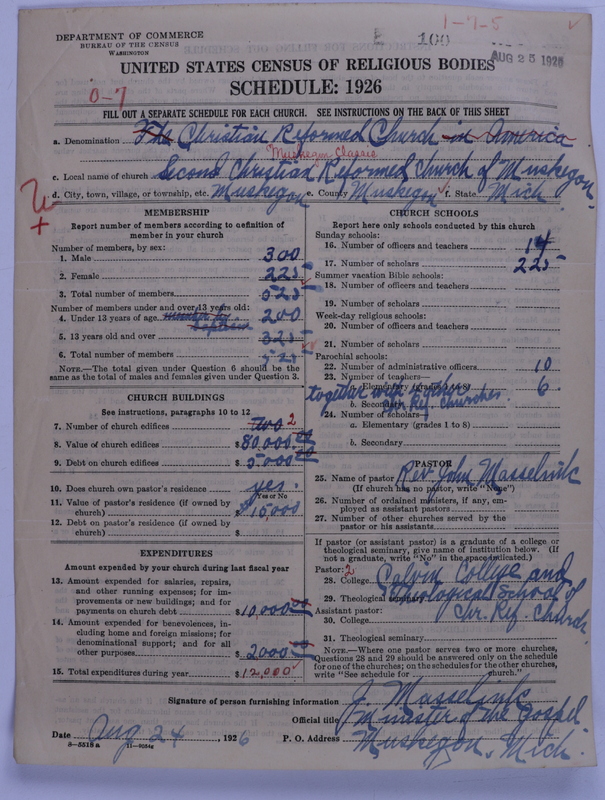 Scan of Christian Reformed Church: 100