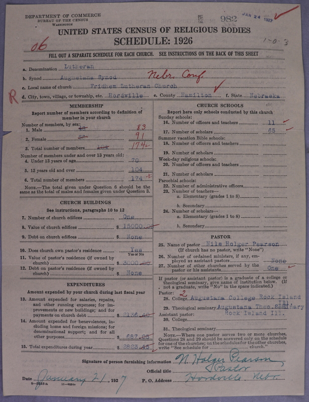 Scan of Evangelical Lutheran Augustana Synod of North America: 982
