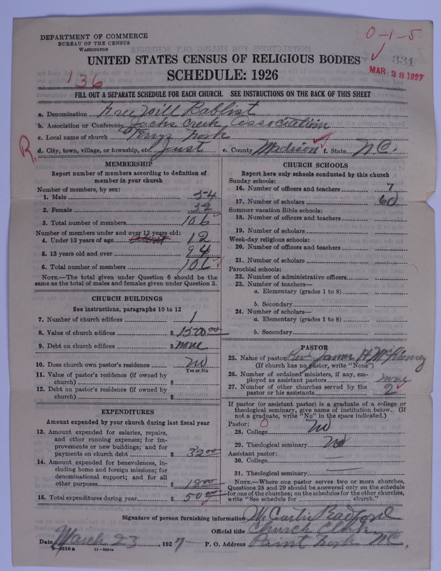 Scan of Free Will Baptists: 331