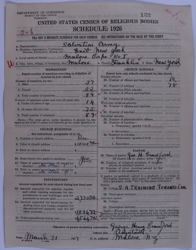 Scan of Salvation Army: 122