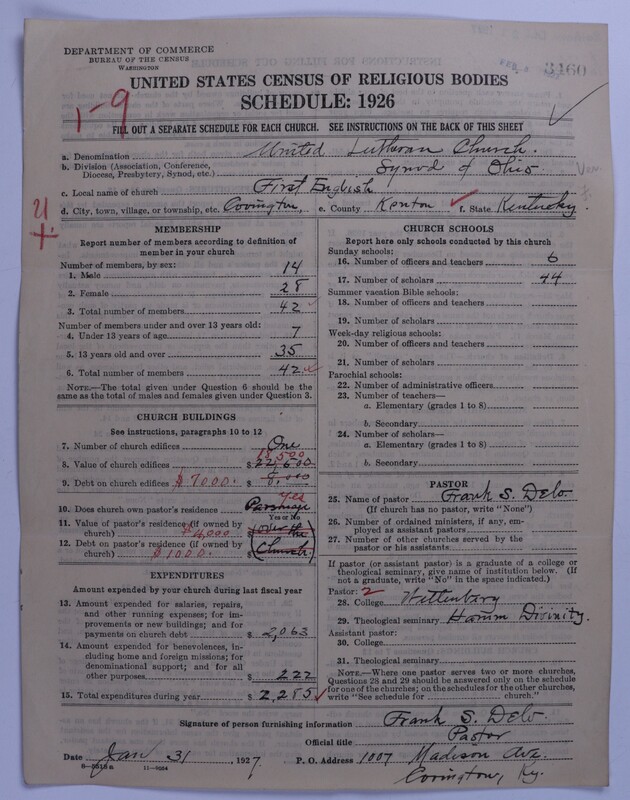 Scan of United Lutheran Church in America: 3460