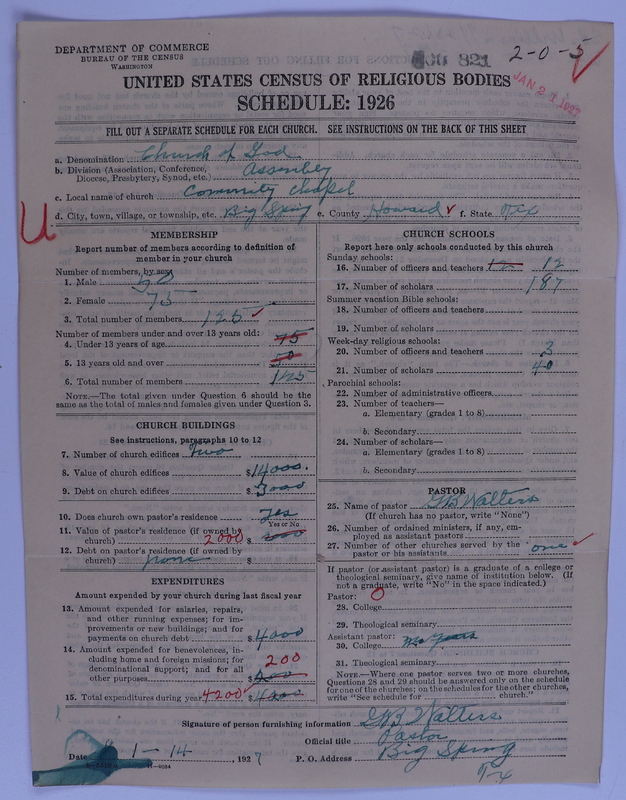 Scan of Church of God (Headquarters, Anderson, Ind.): 821