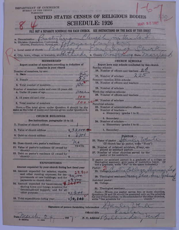 Scan of Presbyterian Church in the United States: 150