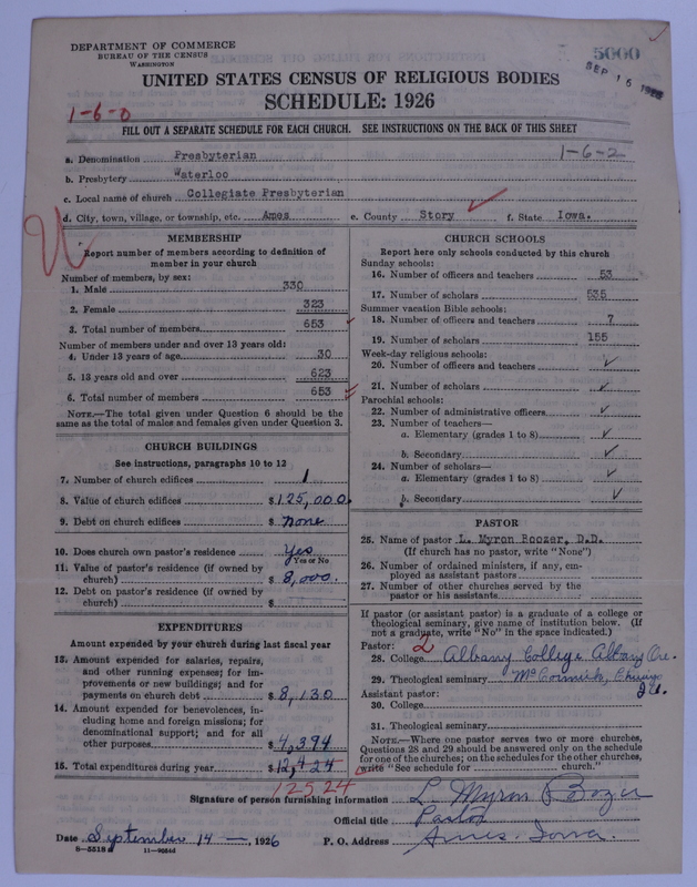 Scan of Presbyterian Church in the United States of America: 5000