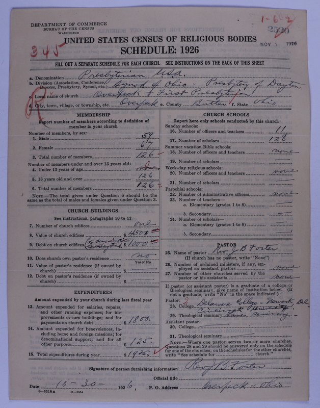Scan of Presbyterian Church in the United States of America: 2520