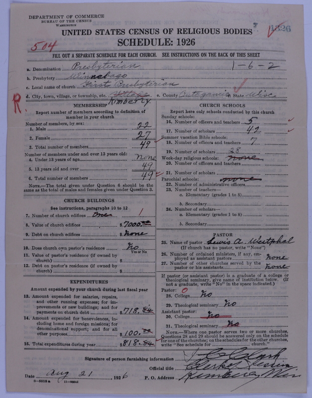 Scan of Presbyterian Church in the United States of America: 4326