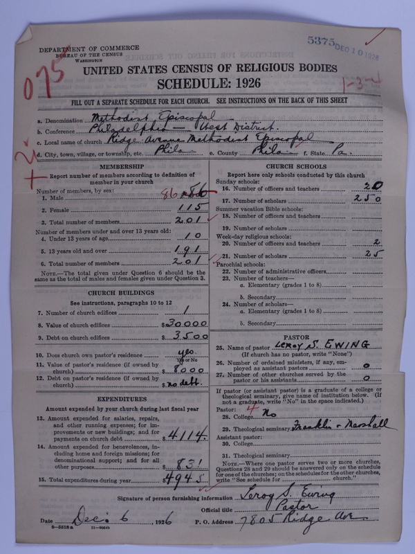 Scan of Methodist Episcopal Church: 5375