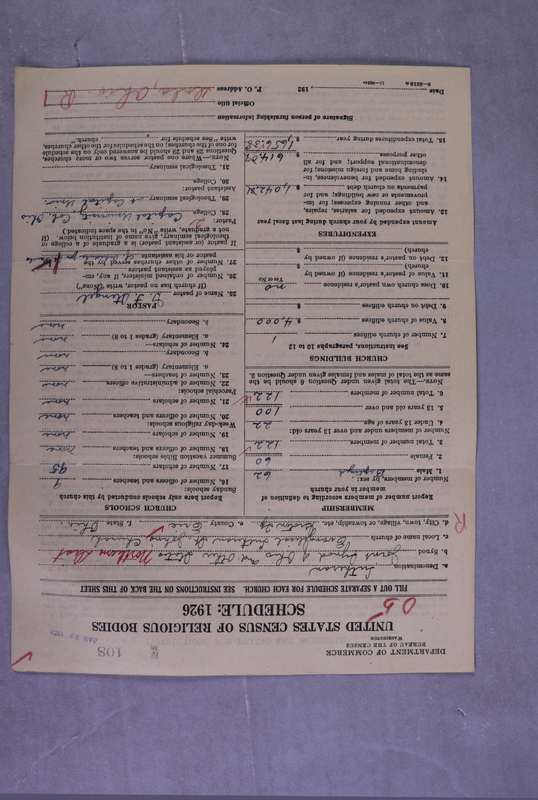 Scan of Synod of the Reformed Presbyterian Church of North America: 108