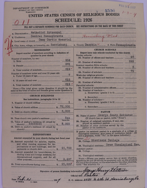 Scan of Methodist Episcopal Church: 4536