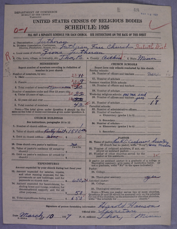 Scan of Lutheran Free Church: 48