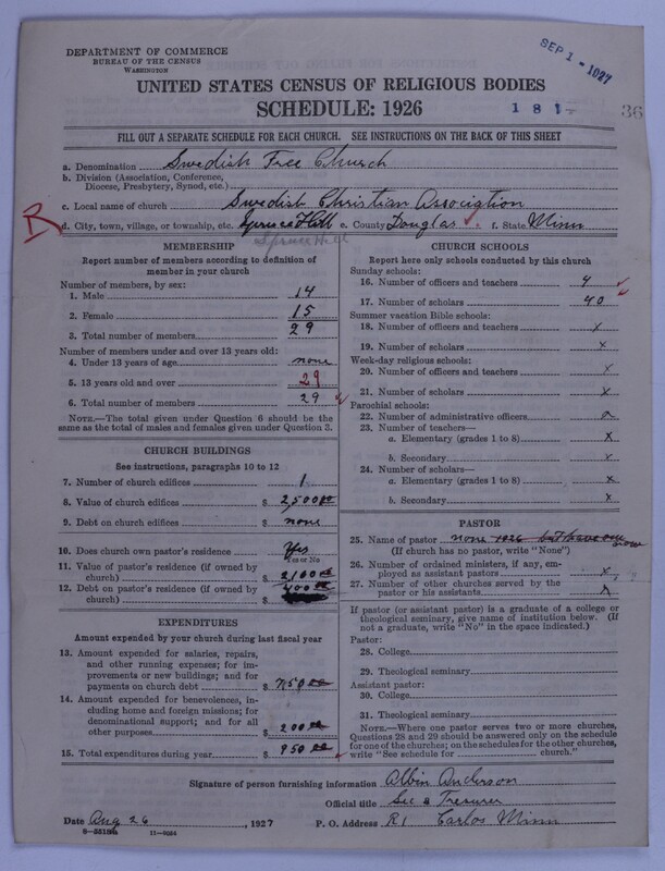 Scan of Swedish Evangelical Free Church of the United States of America: 36