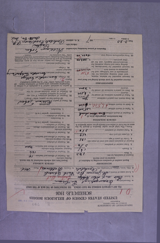 Scan of Synod of the Reformed Presbyterian Church of North America: 710