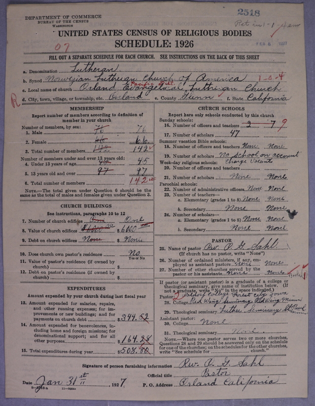 Scan of Norwegian Lutheran Church of America: 2519