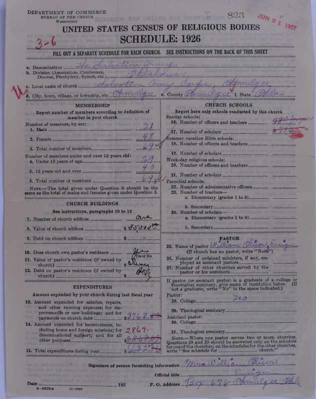 Scan of Salvation Army: 823