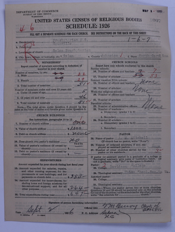 Scan of Presbyterian Church in the United States: 1007