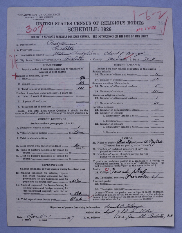 Scan of Presbyterian Church in the United States of America: 381