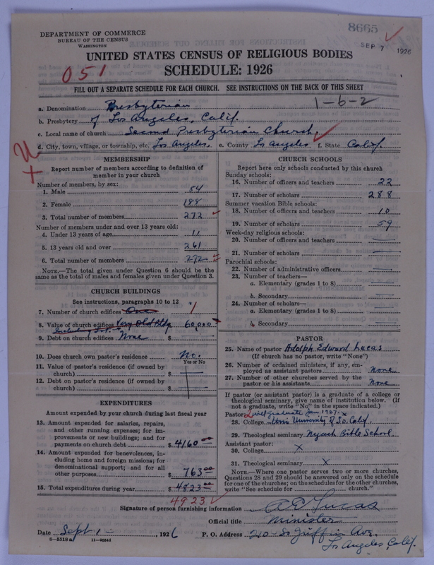 Scan of Presbyterian Church in the United States of America: 8665
